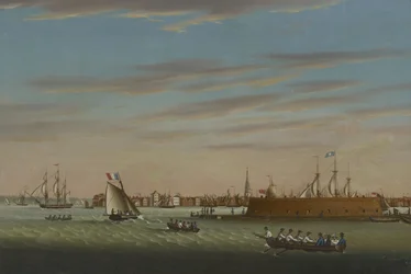 Vue de Charleston depuis le port, 1831